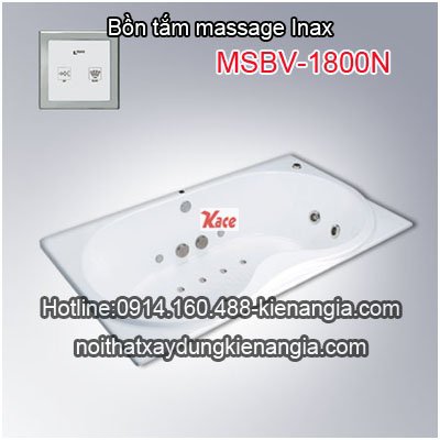 Bồn tắm XÂY  massage Inax-MSBV-1800N