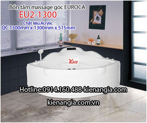 Bồn tắm góc massage EUROCA Acrylic EU2-1300