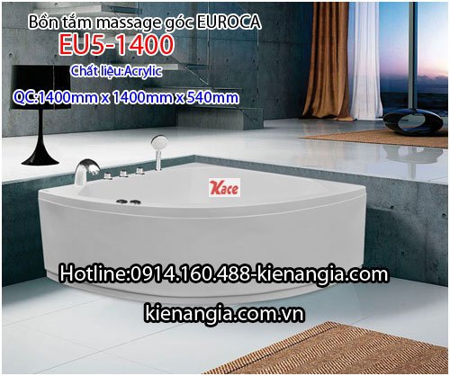 Bồn tắm góc massage EUROCA Acrylic EU5-1400