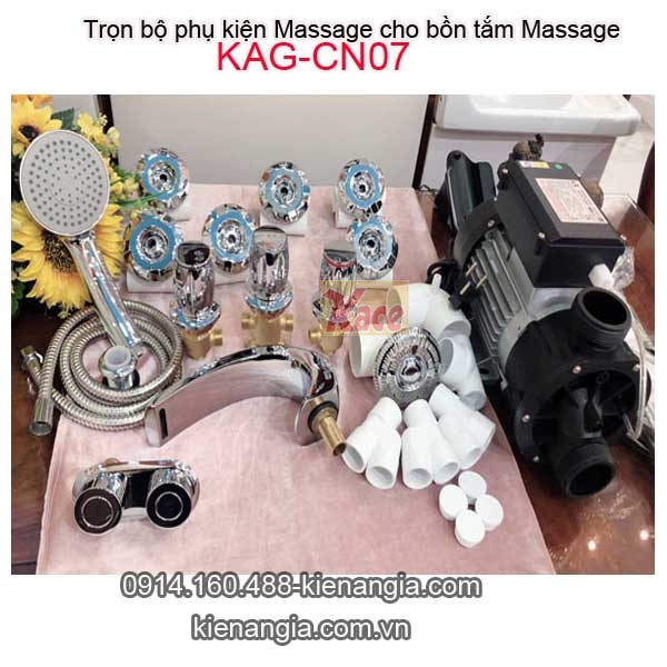Trọn bộ phụ kiện massage bồn tắm Massage KAG-CN07