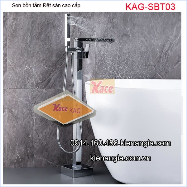 Sen tắm đặt sàn vuông cao cấp KAG-SBT03