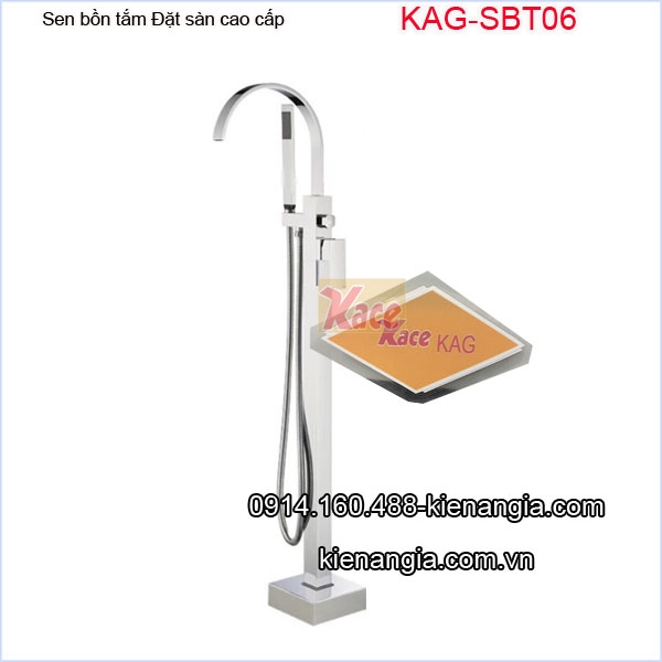 Sen tắm đặt sàn vuông cao cấp KAG-SBT06