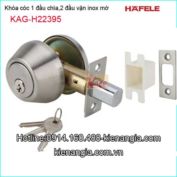 Khóa cửa phòng, khóa cóc HAFELE-KAG-H22395