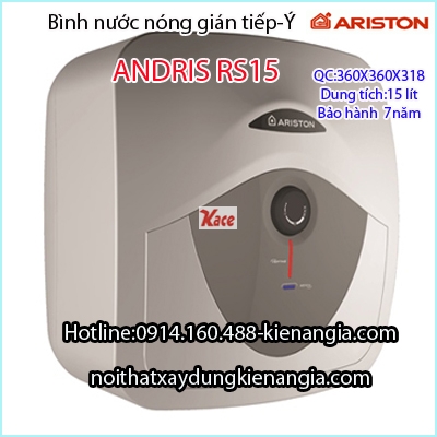 Bình gián tiếp 15 lít Ariston ANDRIS-RS15