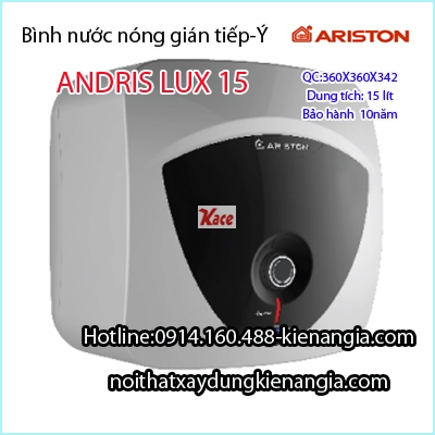 Bình nước nóng 15 lít Ariston ANDRIS-LUX15