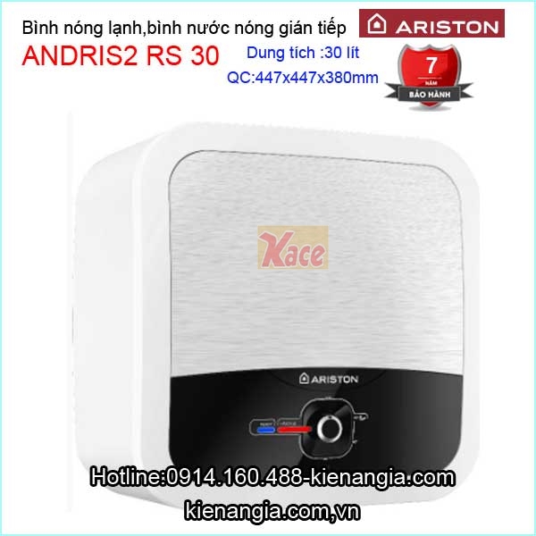 Bình nóng lạnh 30 lít Ariston ANDRIS2-RS-30
