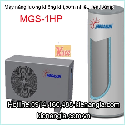 Máy năng lượng không khí bơm nhiệt Megasun-MGS-1HP