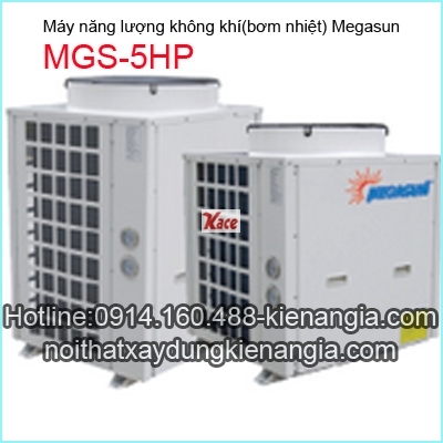Năng lượng không khí,bơm nhiệt Megasun MGS-5HP