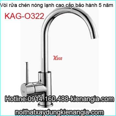 Vòi bếp,rửa chén nóng lạnh cao cấp KAG-O322