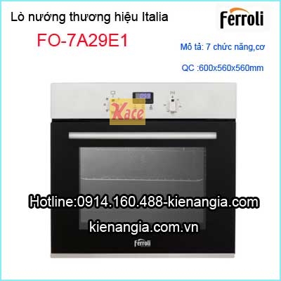 Lò nướng 7 chức năng Ferroli FO-7A29E1