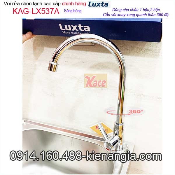 Vòi rửa chén lạnh Luxta  KAG-LX537A