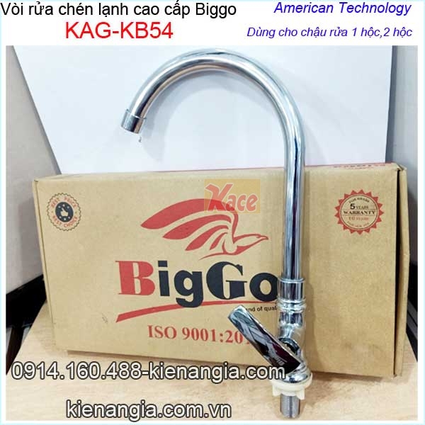 Vòi rửa chén lạnh cao cấp Biggo KAG-KB54