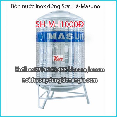Bồn nước inox đứng Sơn Hà-Masuno SH-M-I1000Đ