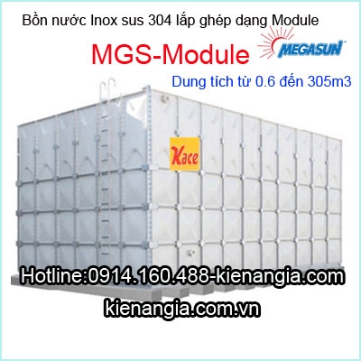 Bồn inox sus 304 lắp ghép MGS-Module