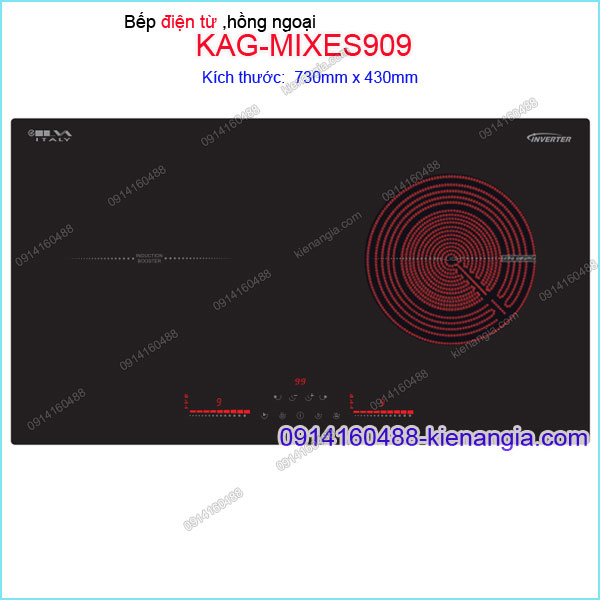 Bếp từ kết hợp hồng ngoại hạnh phúc  Capri KAG-MIXES909 VN