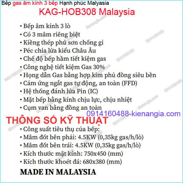 KAG-HOB308-Malaysia-Bep-gas-am-kinh-3-bep-hanh-phuc-Malaysia-KAG-HOB308-Malaysia-thong-so
