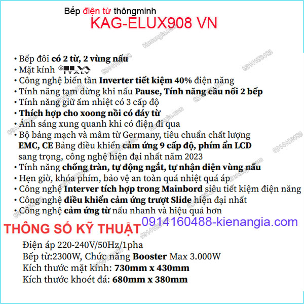 KAG-ELUX908VN-Bep-tu-thong-minh-Capri-KAG-ELUX908VN-thong-so