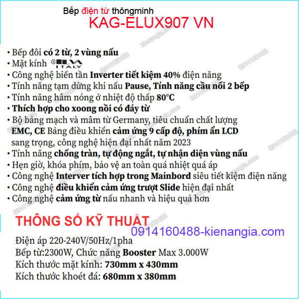 KAG-ELUX907VN-Bep-tu-thong-minh-Capri-KAG-ELUX907VN-thong-so
