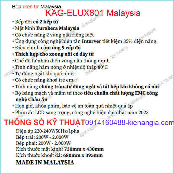 KAG-ELUX801Malaysia-Bep-tu-MAlaysia-Capri-KAG-ELUX801Malaysia-thong-so