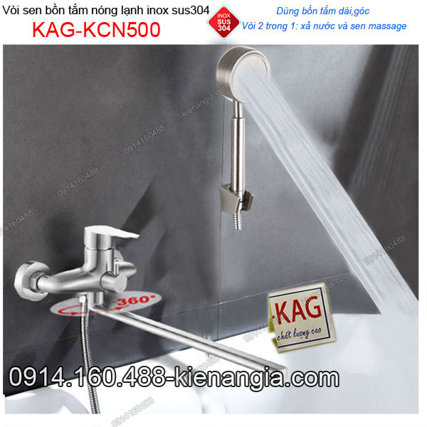 Sen bồn tắm nằm inox sus304 cao cấp KAG-KCN500