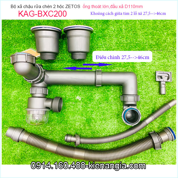 KAG-BXC200-Bo-xa-ZETOS-Chau-rua-chen-2-hoc-D110-Ong-thoat-lon-KAG-BXC200-5