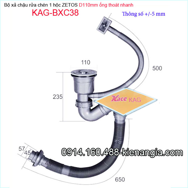 KAG-BXC38-Bo-xa-ZETOS-Chau-1-hoc-D110-Ong-thoat-lon-KAG-BXC38-thong-so-lap-dat
