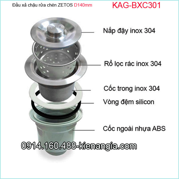 KAG-BXC301-Dau-xa-ZETOS-nhua-duc-D140-KAG-BXC301-7