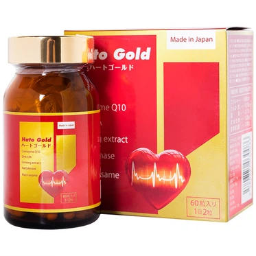 Viên uống Hato Gold Jpanwell hỗ trợ giúp trái tim khỏe mạnh (60 viên)