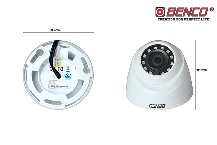 Kích thước camera BEN - CVI1220DP