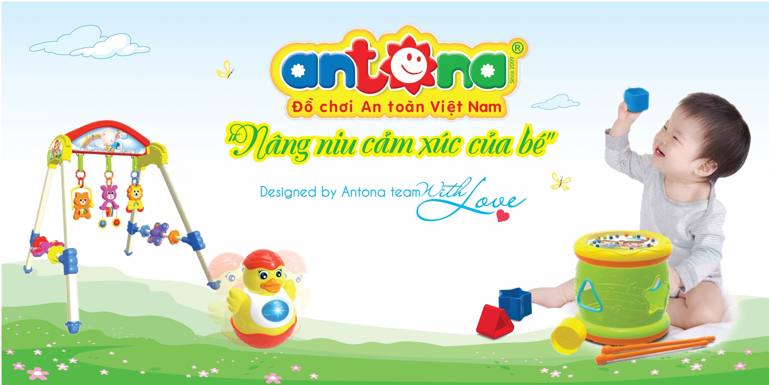 Antona - Đồ chơi an toàn cho sự phát triển của trẻ em Việt Nam 