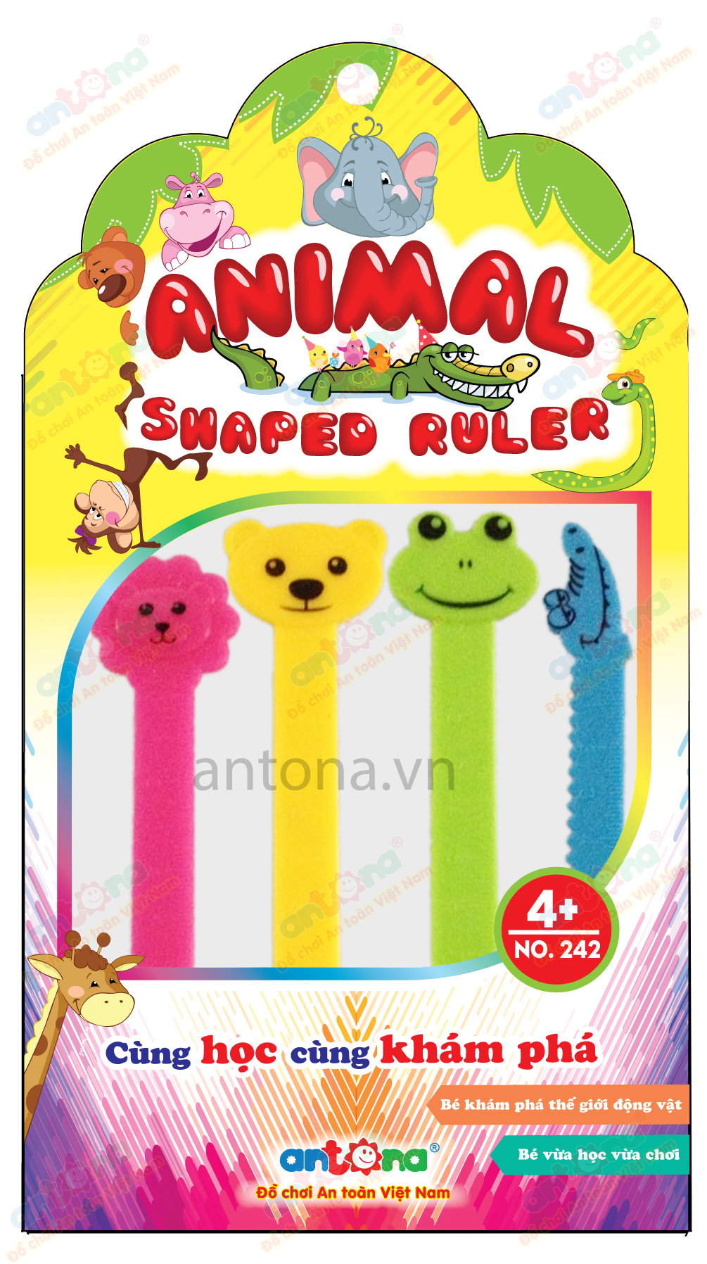 Bộ sưu tập "Thước kẻ con vật – Animal shaped ruler"