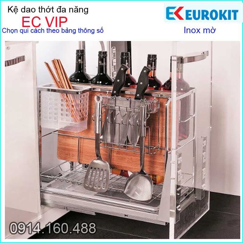 Kệ gia vị dao thớt âm tủ bếp EUROKIT-ECVIP