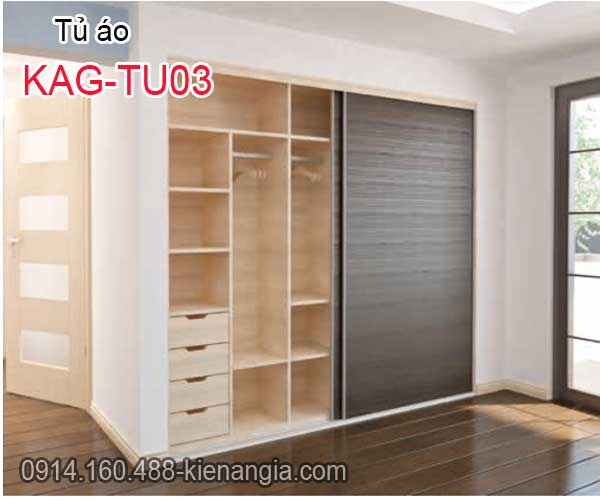 Tủ áo phong cách nội thất hiện đạiKAG-TU03
