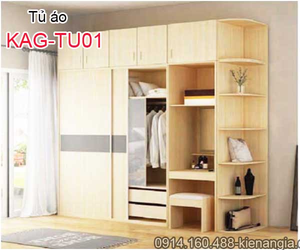 Tủ áo phong cách nội thất hiện đại KAG-TU01