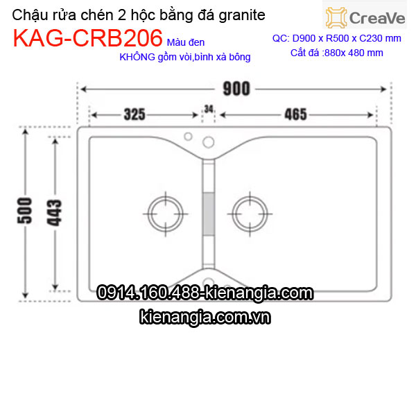 KAG-CRB206-Chau-rua-chen-da-granite-2-hoc-Creave-KAG-CRB206-KICH-THUOC