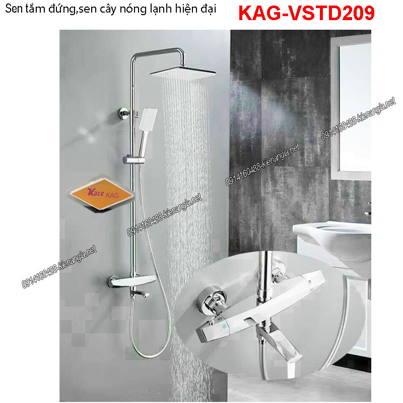Sen cây,sen tắm đứng điều chỉnh nhiệt độ KAG-VSTD209