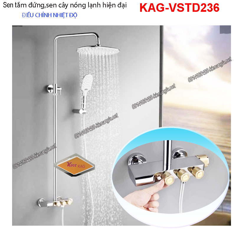 Sen tắm đứng điều chỉnh nhiệt độ KAG-VSTD236
