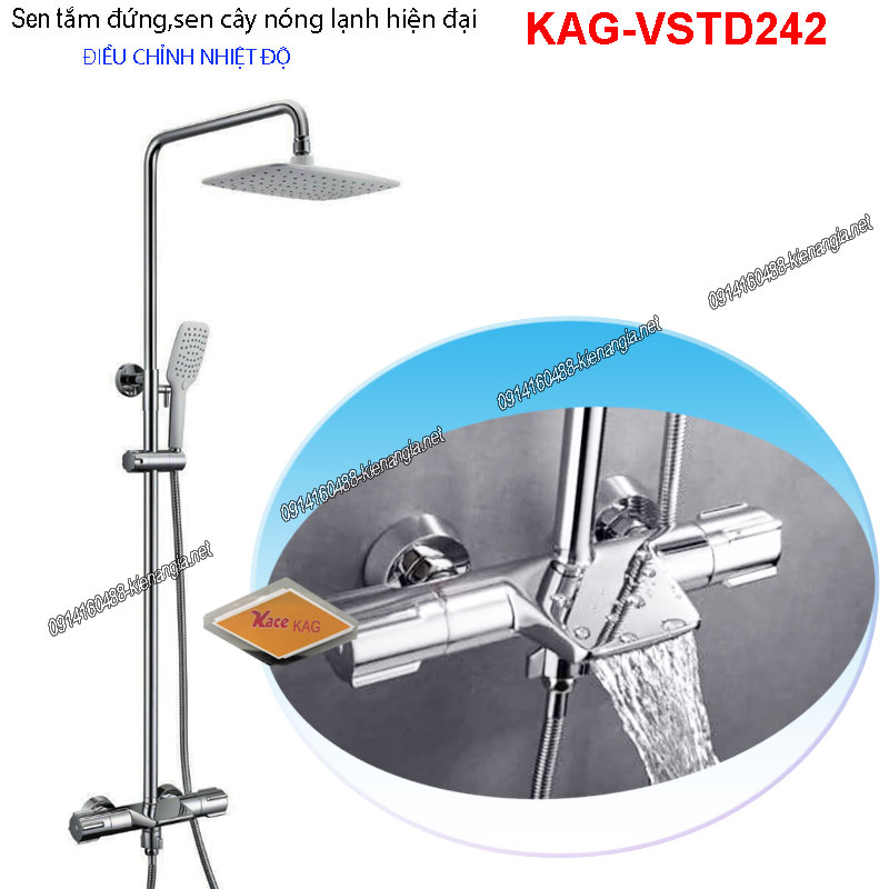 Sen tắm đứng điều chỉnh nhiệt độ KAG-VSTD242