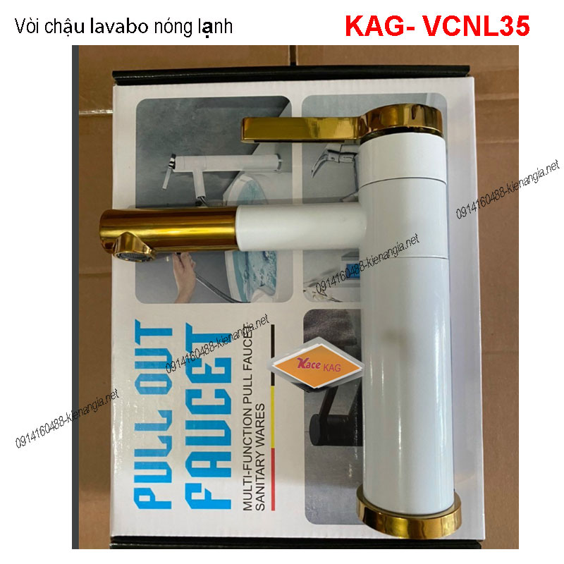 KAG-VCNL35-Voi-chau-lavabo-nong-lanh-trang-vang-KAG-VCNL35