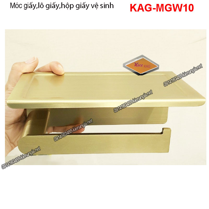 Hộp giấy vệ sinh,lô giấy màu Vàng cổ điển KAG-MGW10