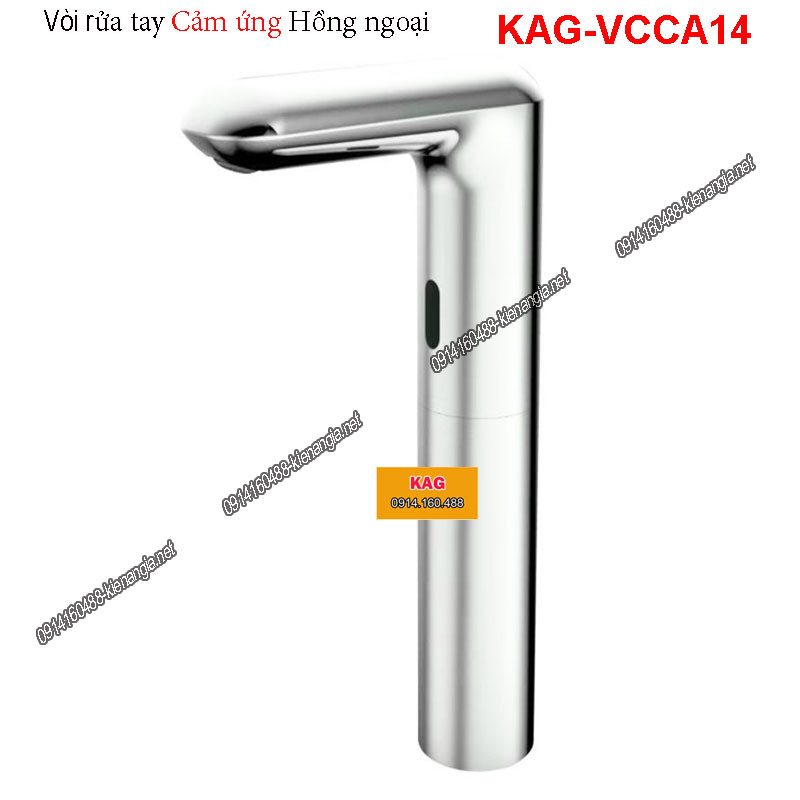 Vòi rửa tay cảm ứng hồng ngoại CAO 30cm KAG-VCCA14