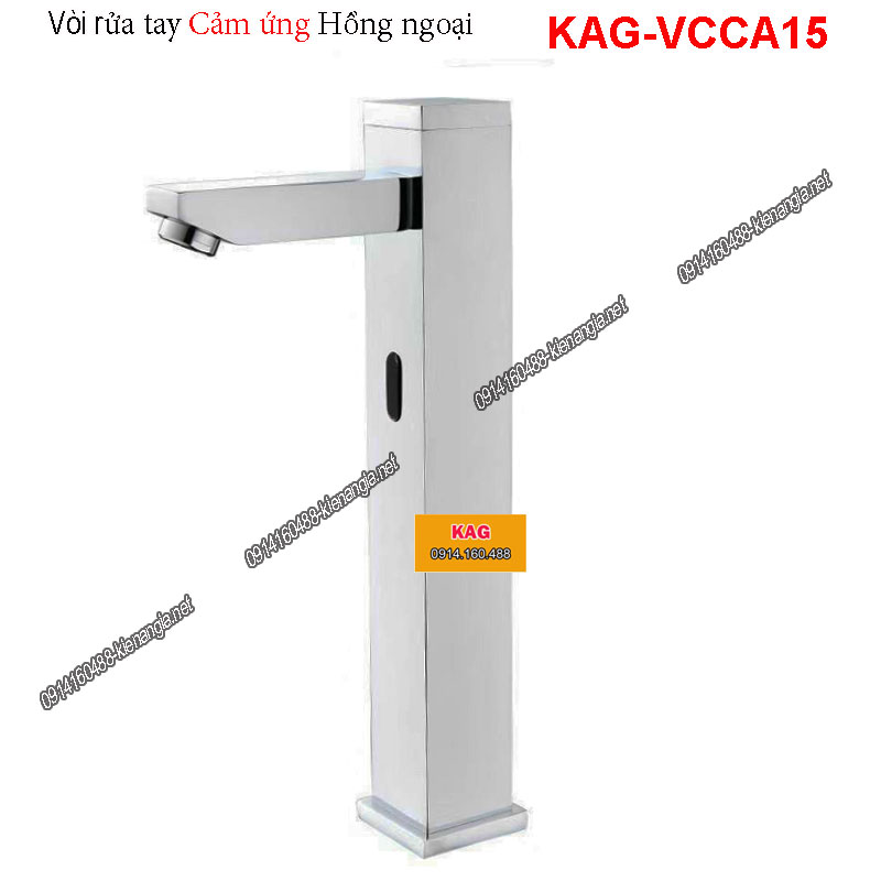 Vòi rửa tay cảm ứng hồng ngoại CAO 30cm KAG-VCCA4