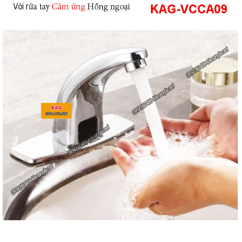 Vòi rửa tay cảm ứng hồng ngoại KAG-VCCA09