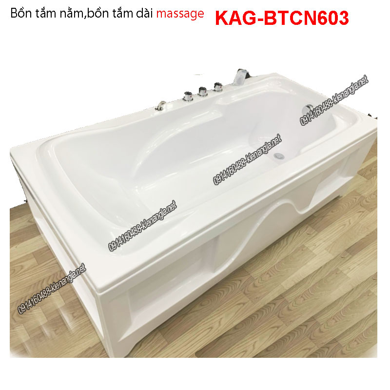 Bồn tắm dài Massage chân yếm KAG-BTCN603