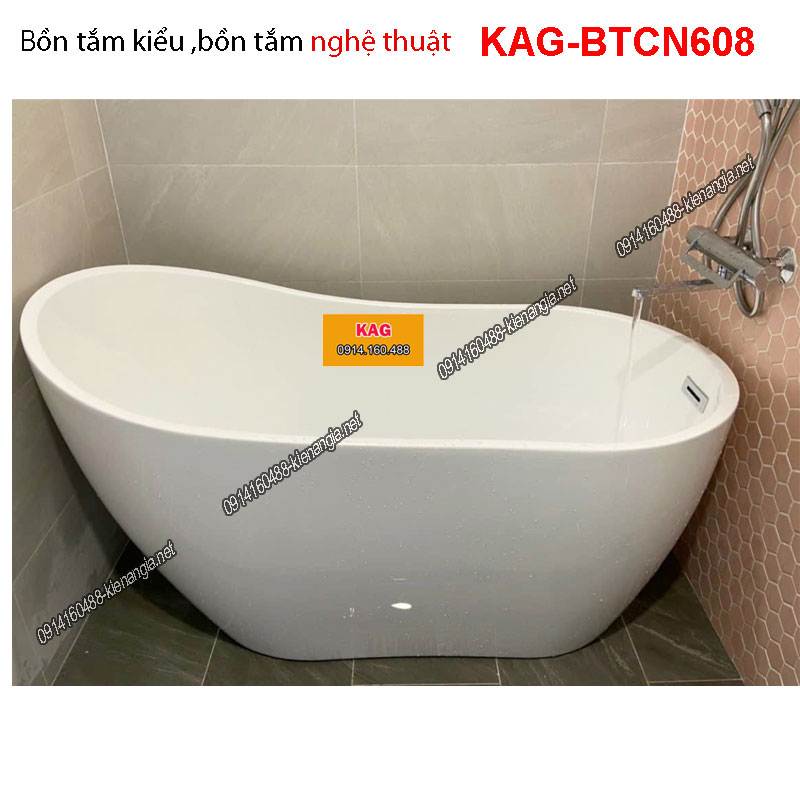 Bồn tắm kiểu thuyền độc lập KAG-BTCN608