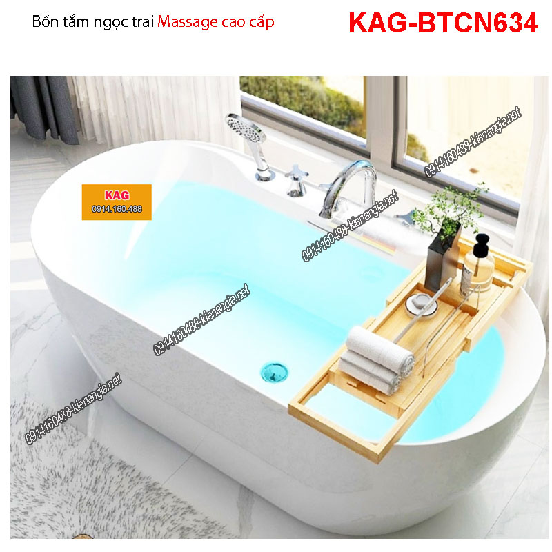 Bồn tắm kiểu Oval Massage KAG-BTCN634
