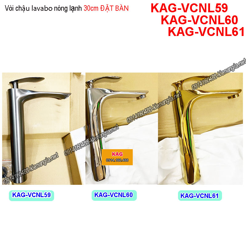 KAG-VCNL61-Voi-chau-lavabo-nong-lanh-30cm-dat-ban-VANG-XAM-BONG-KAG-VCNL596061