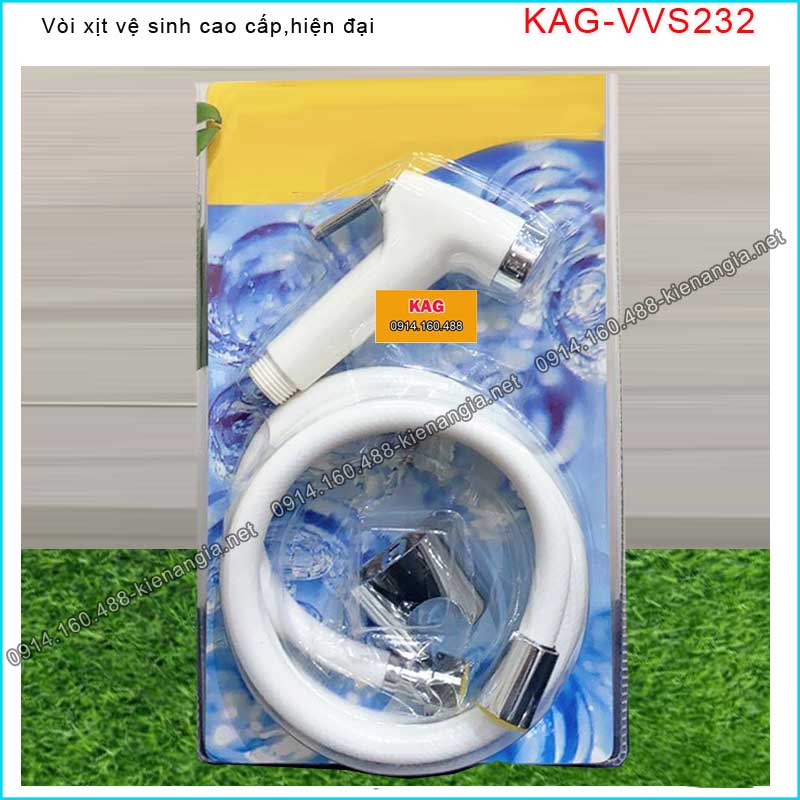 Vòi xịt vệ sinh nhựa nhà cho thuê KAG-VVS232