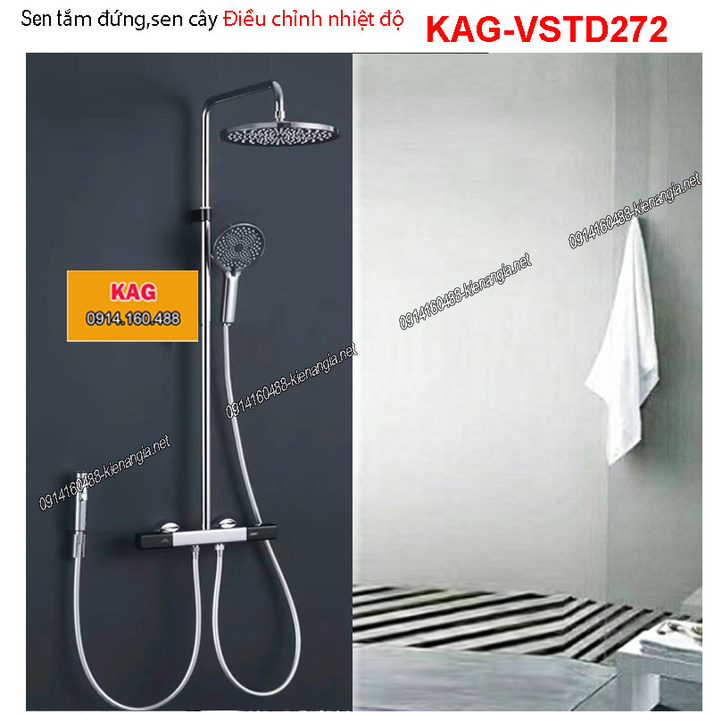 Sen tắm đứng điều chỉnh nhiệt độ Platinum KAG-VSTD272