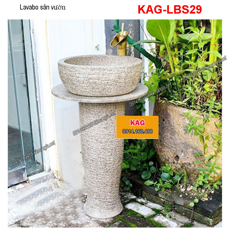 Chậu lavabo sân vườn độc đáo KAG-LBS29